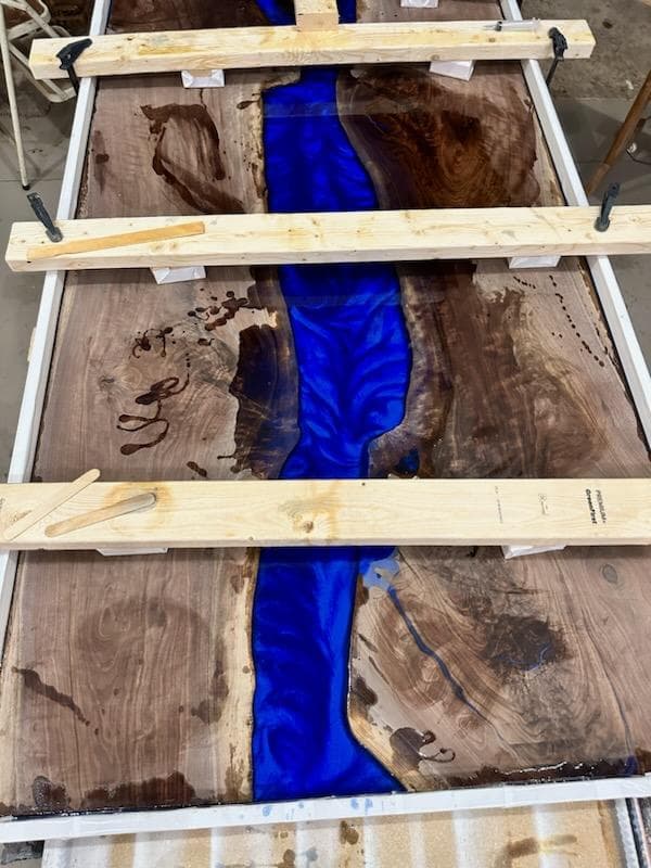 CNC crafted furniture piece