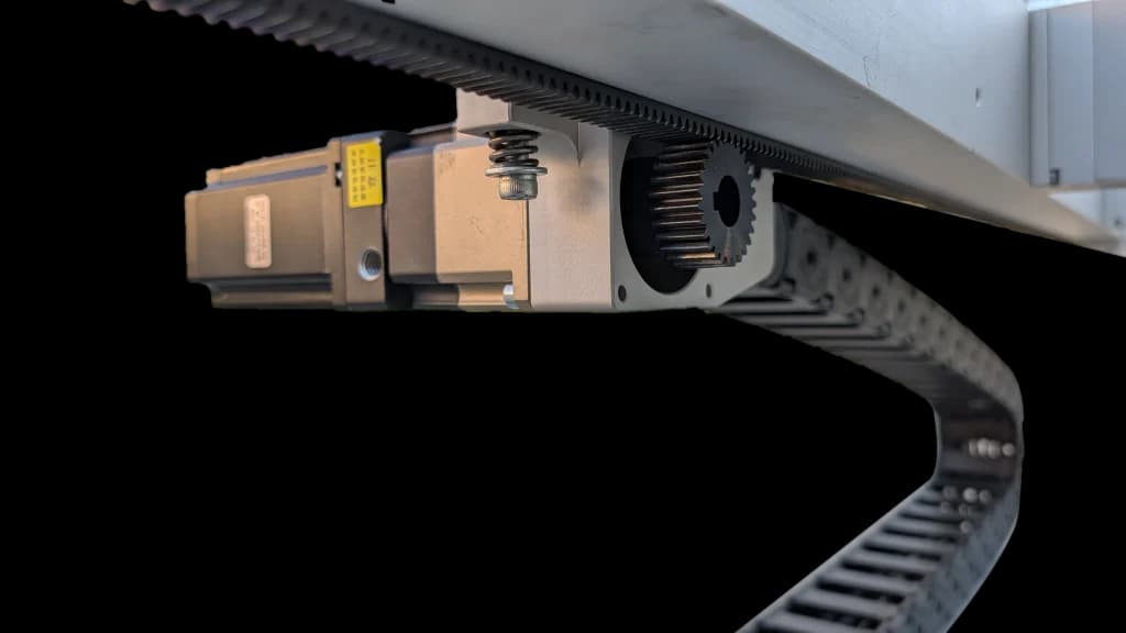 Rack and pinion drive system